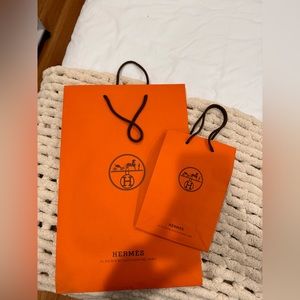 Hermes Paper Bags Set Of 2